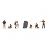 Archaeologists with Accessories -- pkg(6), HO, Noch Gmbh & Co 15043