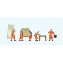 Working People -- Furniture Movers pkg(5), HO, Preiser Kg 10714