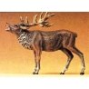 Wild Animal Figures, 1/24 - 1/25 Scale -- Bellowing Stag Elk, 1/25, Preiser Kg 47701