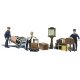 Scenic Accents(R) -- Depot Workers & Accessories, O, Woodland Scenics 2757
