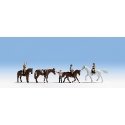Equestrians -- 4 People & 4 Horses, HO, Noch Gmbh & Co 15630