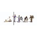 Scenic Accents(R) Figures -- City Workers pkg(6), O, Woodland Scenics 2742