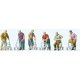 Elderly People pkg(6) -- Includes Walkers, HO, Preiser Kg 10718