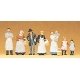 1900s Figures -- At The Grocer′s pkg(7), HO, Preiser Kg 12193