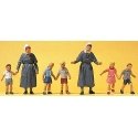 Protestant Sisters -- With Children, HO, Preiser Kg 10533