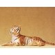 Wild Animal Figures, 1/24 - 1/25 Scale -- Tiger Lying Down, 1/25, Preiser Kg 47510