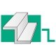 Z Channel Styrene Strips 14` 35cm -- .188` 4.8mm pkg(3), ALL, Evergreen Scale Models 756