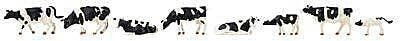 Cows -- Black and White pkg(8), HO, Faller Gmbh 151904