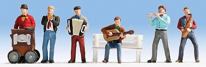 Street Musicians -- pkg(6), HO, Noch Gmbh & Co 15563