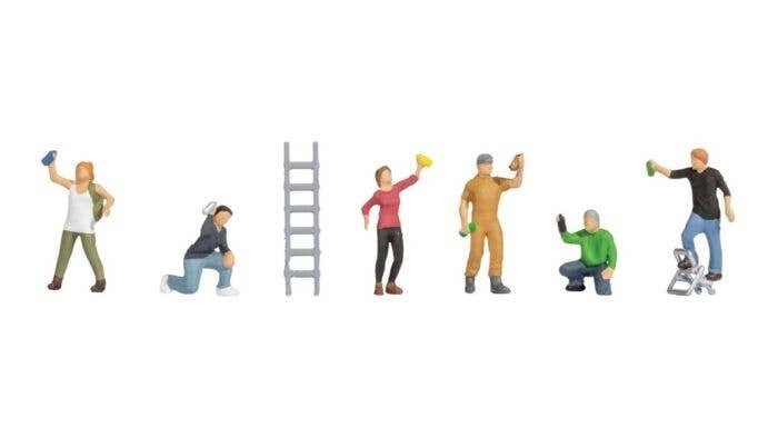 Graffiti Sprayers -- pkg(6), N, Noch Gmbh & Co 36566