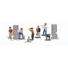 Scenic Accents(R) Figures -- Lumberjacks pkg(6), O, Woodland Scenics 2735
