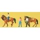 Sports & Recreation -- Horse Riders 1, N, Preiser Kg 79183
