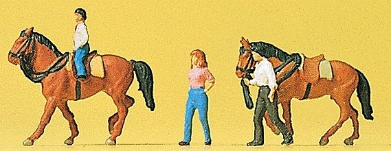 Sports & Recreation -- Horse Riders 1, N, Preiser Kg 79183