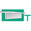 14` Styrene T-Beam/Column -- .123 x .040` pkg(3), ALL, Evergreen Scale Models 765