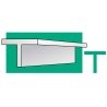 14` Styrene T-Beam/Column -- .123 x .040` pkg(3), ALL, Evergreen Scale Models 765