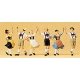 Recreation & Sports -- Folk Dancers - Ring-Around Dance Group pkg(3), HO, Preiser Kg 10241