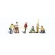 Scenic Accents(R) Figures -- Surveyors pkg(6), O, Woodland Scenics 2741