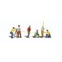 Scenic Accents(R) Figures -- Surveyors pkg(6), O, Woodland Scenics 2741
