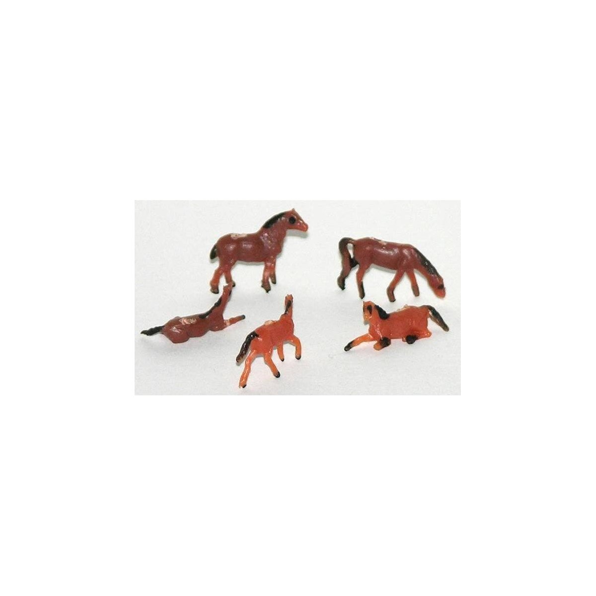 Assorted Horses -- pkg(50), N, Herpa Models 63712