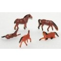 Assorted Horses -- pkg(50), N, Herpa Models 63712