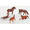 Assorted Horses -- pkg(50), N, Herpa Models 63712