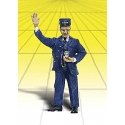 Scenic Accents(R) Figures -- Conductor w/Watch, G, Woodland Scenics 2528
