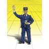 Scenic Accents(R) Figures -- Conductor w/Watch, G, Woodland Scenics 2528