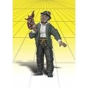 Scenic Accents(R) Figures -- Hobo w/Red Pouch, G, Woodland Scenics 2529