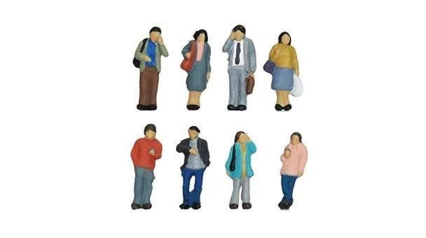 Standing People -- pkg(8), N, TomyTec Co LTD 323976