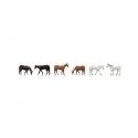 Farm Horses -- pkg(6), N, TomyTec Co LTD 328162