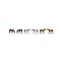 Horses -- Set 2 pkg(6), N, TomyTec Co LTD 328155