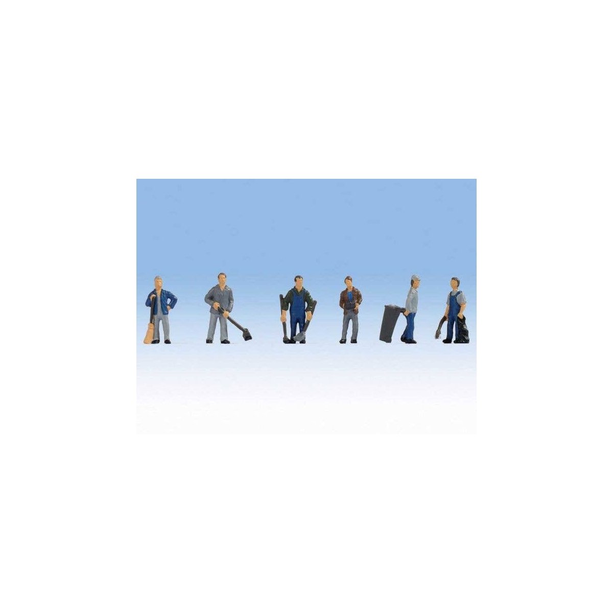 Groundskeepers - Caretakers -- pkg(6), HO, Noch Gmbh & Co 15116