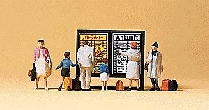 Passengers -- Checking Schedule, N, Preiser Kg 79145