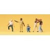 Pedestrians -- Street Scene/Fight, N, Preiser Kg 79175