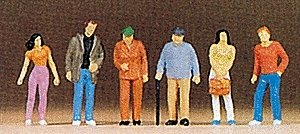 Pedestrians -- Standing, HO, Preiser Kg 10117