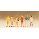 Pedestrians -- Group of Girls, HO, Preiser Kg 10122