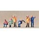 People Working -- Crane Operators pkg(6), HO, Preiser Kg 10037
