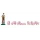 Farmer Trotter and Pigs, HO, Bachmann Industries 33305