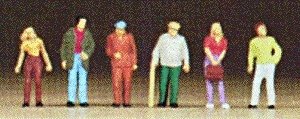 Pedestrians -- Standing, N, Preiser Kg 79019