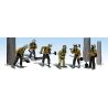 Scenic Accents(R) Working Figures -- Smoke Jumpers (Firefighters) pkg(6), HO, Woodland Scenics 1919