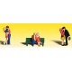 Scenic Accents(R) Figures -- Lovers pkg(6), N, Woodland Scenics 2133