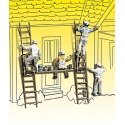 Scenic Accents(R) Figures -- Painters & Accessories pkg(4), N, Woodland Scenics 2174