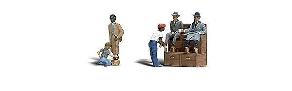 Shoe Shiners - Scenic Accents(R) -- pkg(2), HO, Woodland Scenics 1877