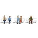 Architectural Models(R) Seated People -- 1/8′, All Scales, Woodland Scenics 2037