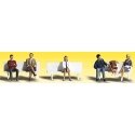 Scenic Accents(R) Figures -- Bus Stop People, N, Woodland Scenics 2134