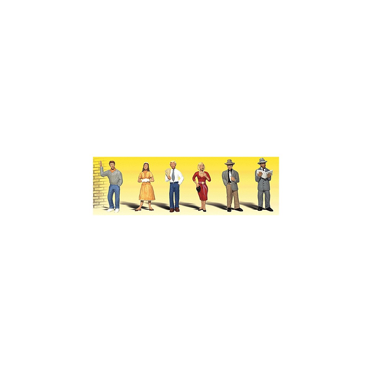 Scenic Accents(R) Figures -- Pedestrians, N, Woodland Scenics 2121