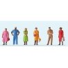 Pedestrians -- Standing Passers-By, HO, Preiser Kg 14047