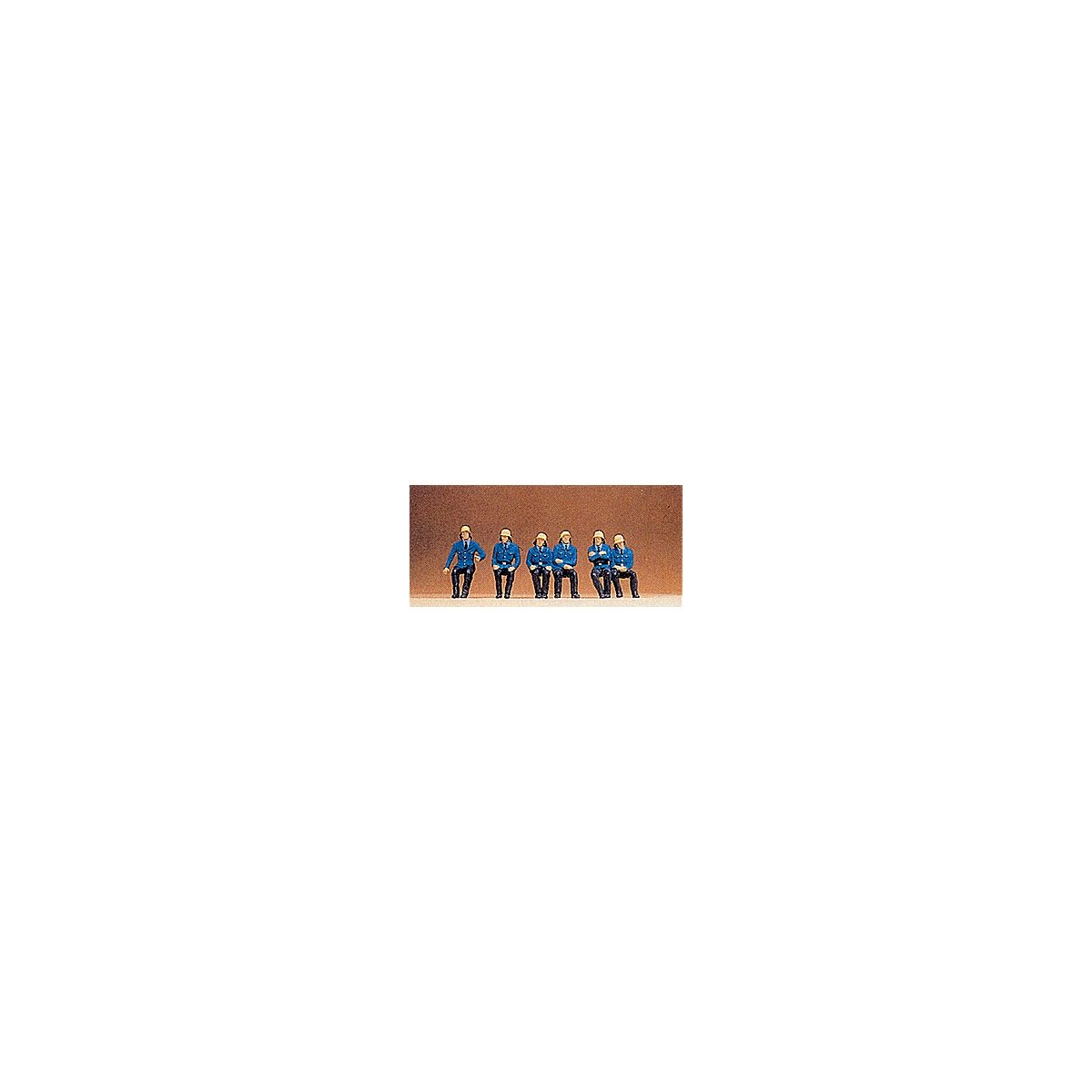 Firemen -- Seated, HO, Preiser Kg 14207