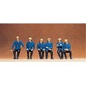 Firemen -- Seated, HO, Preiser Kg 14207