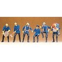 Firemen -- Set 7 pkg(6), HO, Preiser Kg 14206